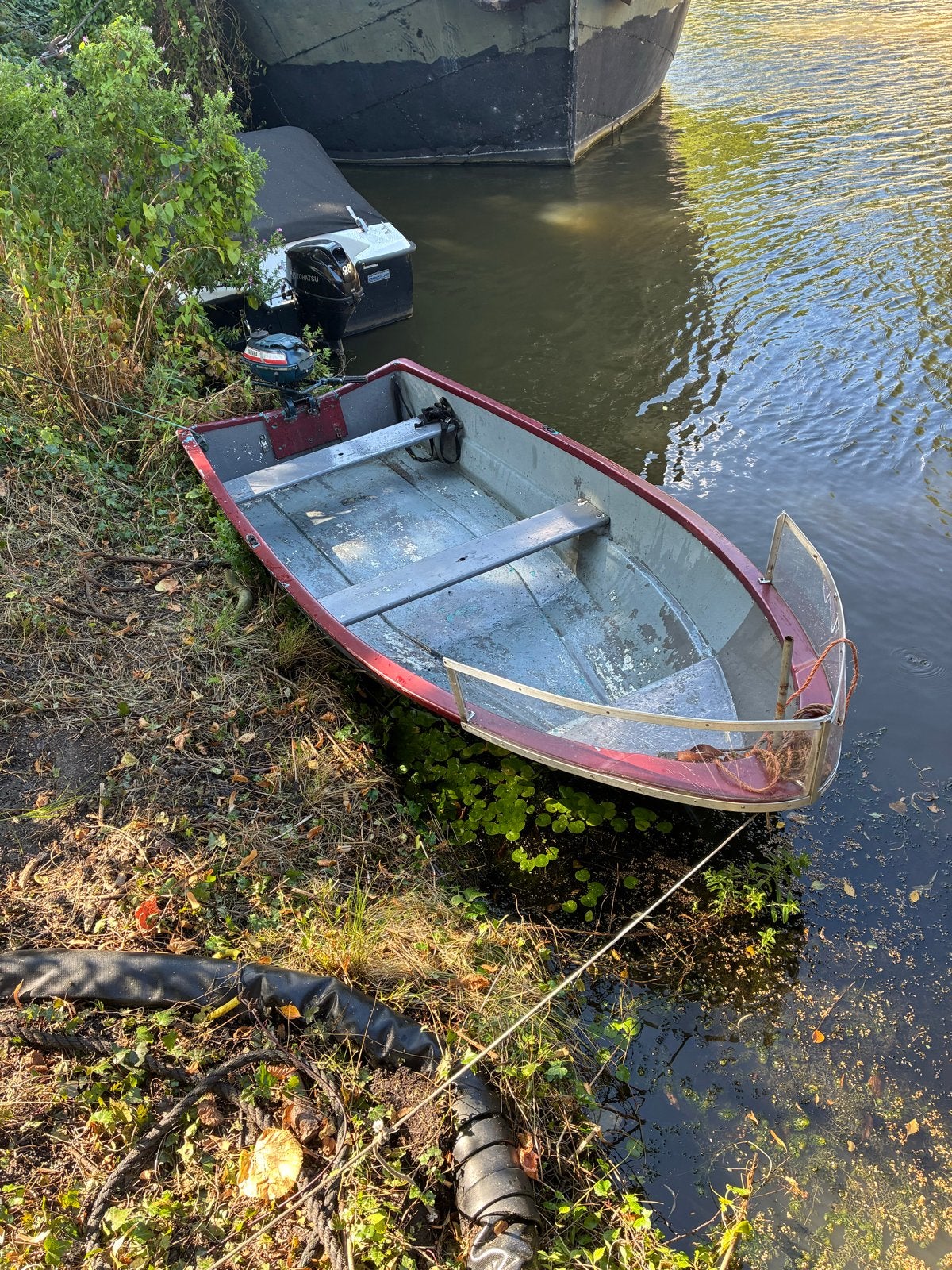 Bootje met 3,5 pk Yamaha buitenboordmotor, Ophalen, Gebruikt