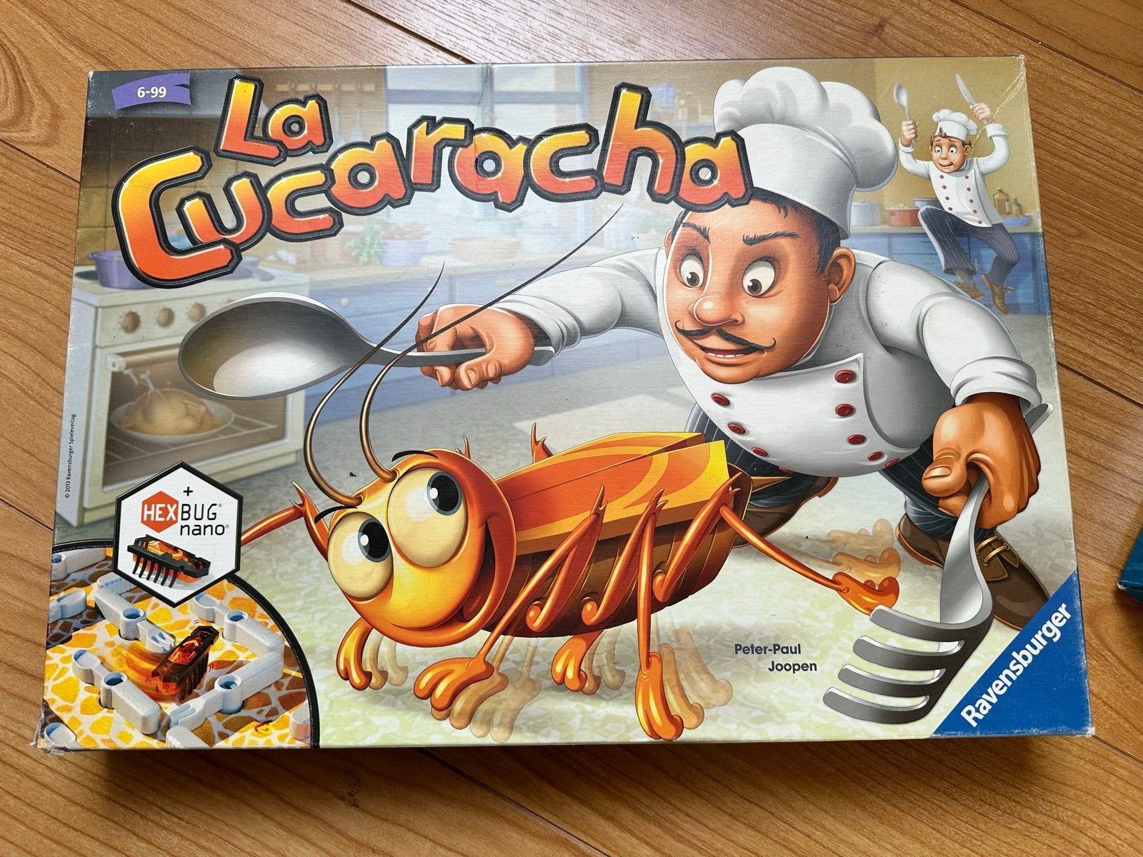 La Cucaracha bordspel - Ravensburger, Drie of vier spelers, Ophalen, Gebruikt