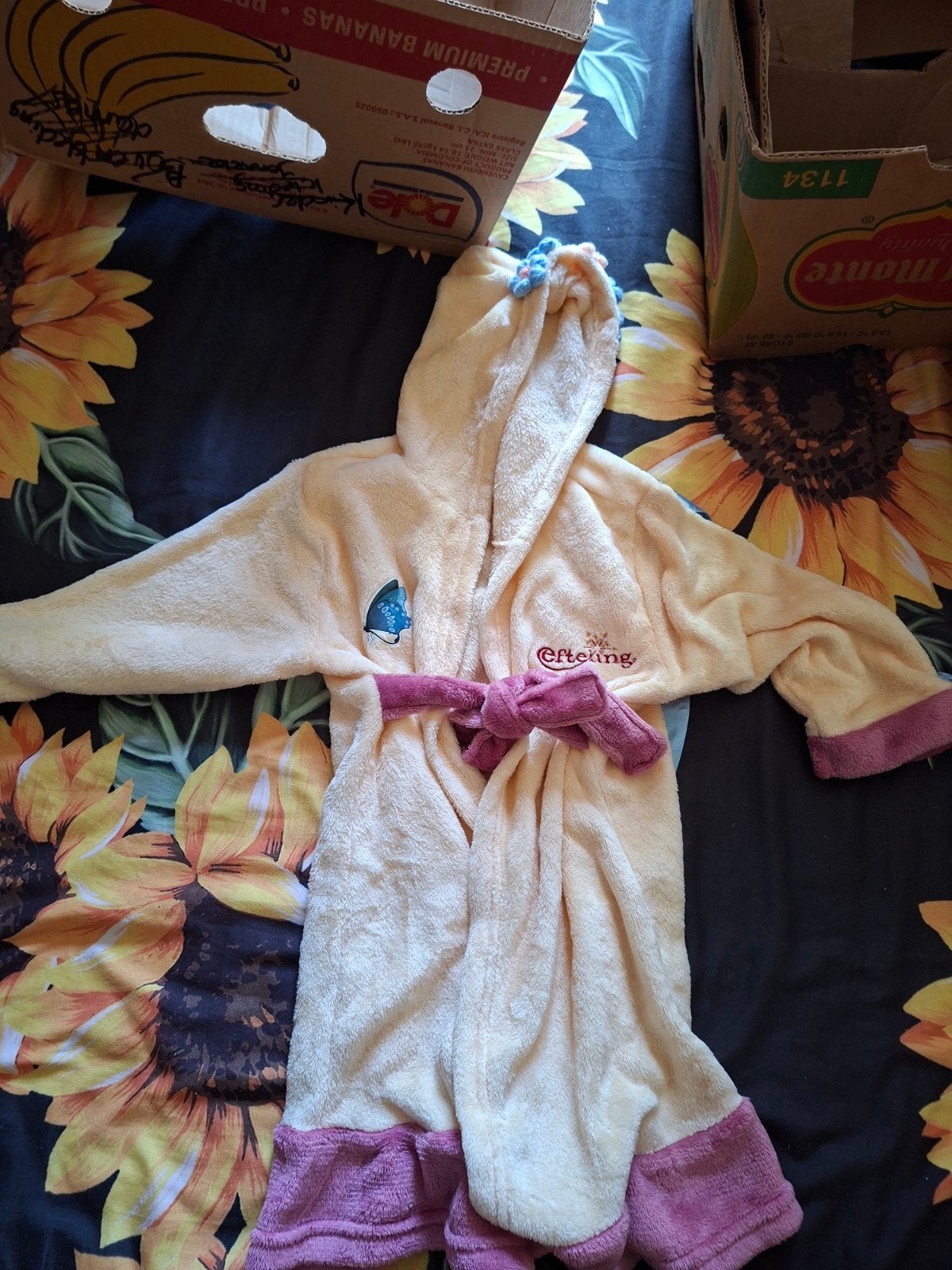 Efteling Badjas voor Meisjes - Maat 98/104, Nacht- of Onderkleding, Gebruikt, Meisje, Efteling
