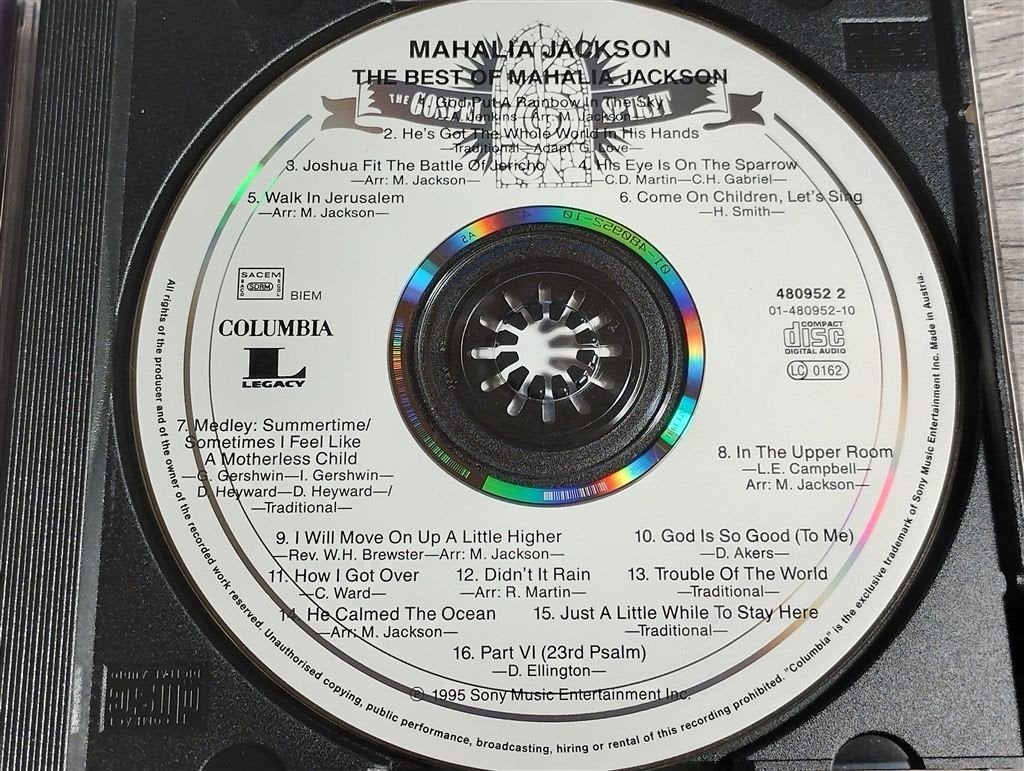 Mahalia Jackson - The Best Of, Ophalen of Verzenden, Zo goed als nieuw