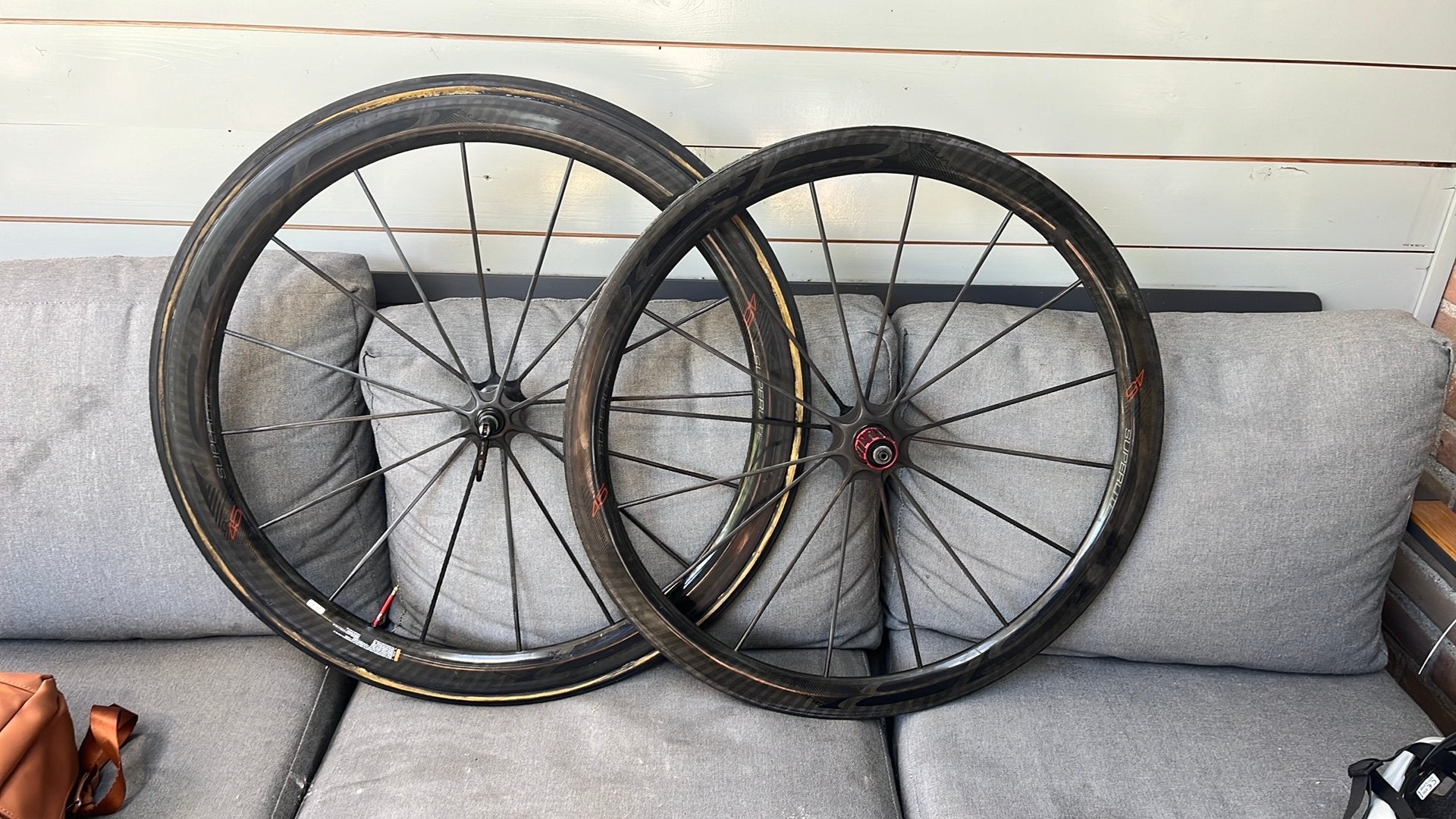 wielen racefiets tube Quasar Superlite 45 carbon naven, Ophalen of Verzenden, Zo goed als nieuw, Racefiets, Carbon