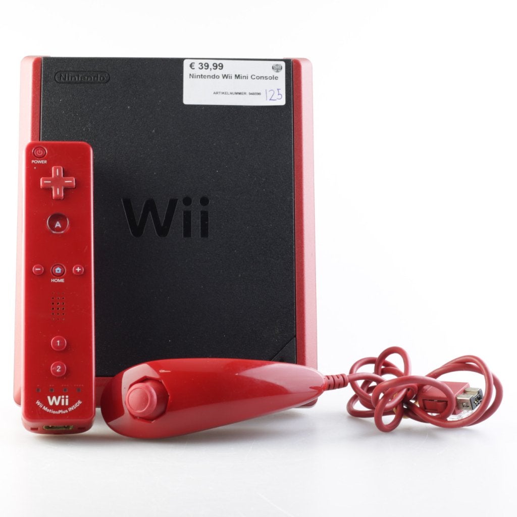 Nintendo Wii Mini Console, Nintendo, Zo goed als nieuw, Support@nintendo.com, 11-1 Hokotate-cho, Kamitoba, Minami-ku
Kyoto 601-8501
Japan