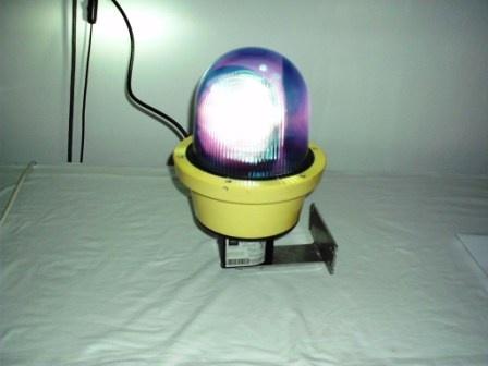 Zwaai-lamp blauwe halogeen 230V / 35W voor alarm systeem, Ophalen of Verzenden, Zo goed als nieuw, Overige typen, Overige soorten
