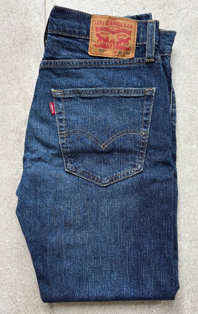 Levi’s 502 W31 L30 heren jeans, Levi's, Blauw, Overige jeansmaten, Ophalen of Verzenden