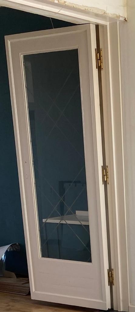 Aangeboden serre deuren, Doe-het-zelf en Verbouw, Deuren en Horren, Ophalen, Gebruikt, 80 tot 100 cm, Binnendeur