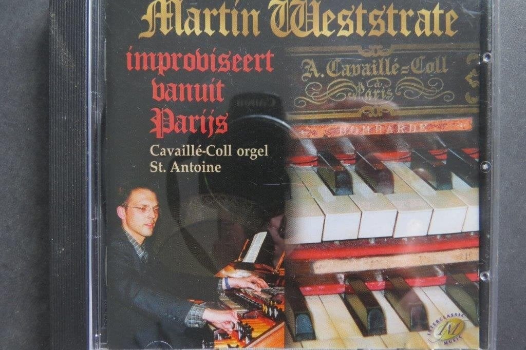 Cd orgel: Martin Westrate improviseert vanuit Parijs, Ophalen of Verzenden, Zo goed als nieuw, Gospel