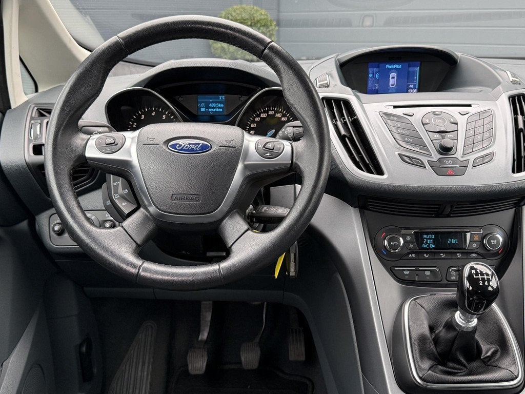 Ford C-Max 1.0 Edition 1e Eigenaar,Navi,Pdc V+A,Clima,Cruise, Auto's, Ford, Voorwielaandrijving, Euro 5, Gebruikt, Zwart