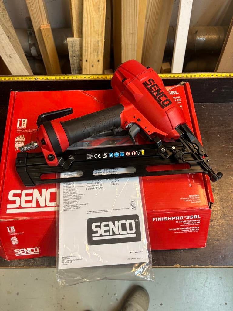 Senco finisch pro 35 bl afwerk tacker nieuw, Ophalen of Verzenden, Zo goed als nieuw