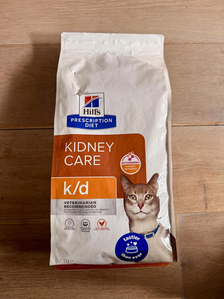 Hill’s Prescription Diet k/d Kidney Care kattenvoer – 2kg, Ophalen of Verzenden, Kat