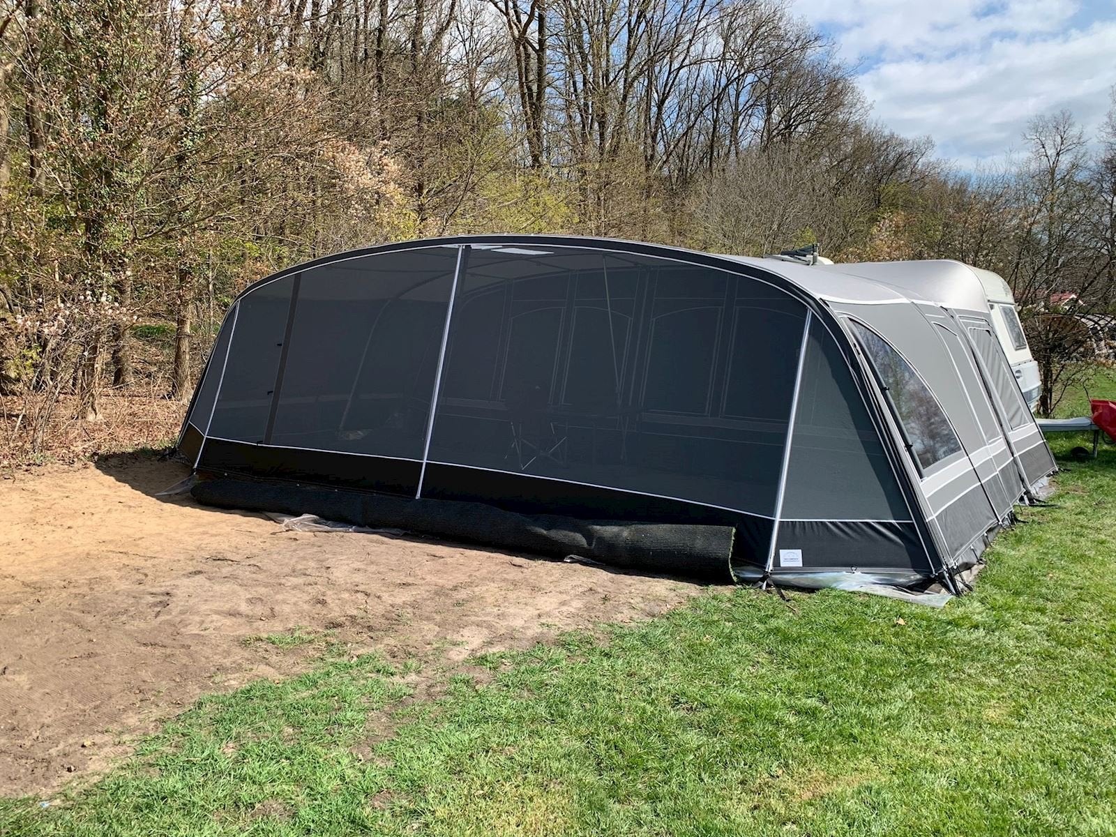 Fortex Combi Plus voortent voor hefdak caravan (omloop 815), Ophalen of Verzenden, Zo goed als nieuw, Ten Cate All Season 240g/m2