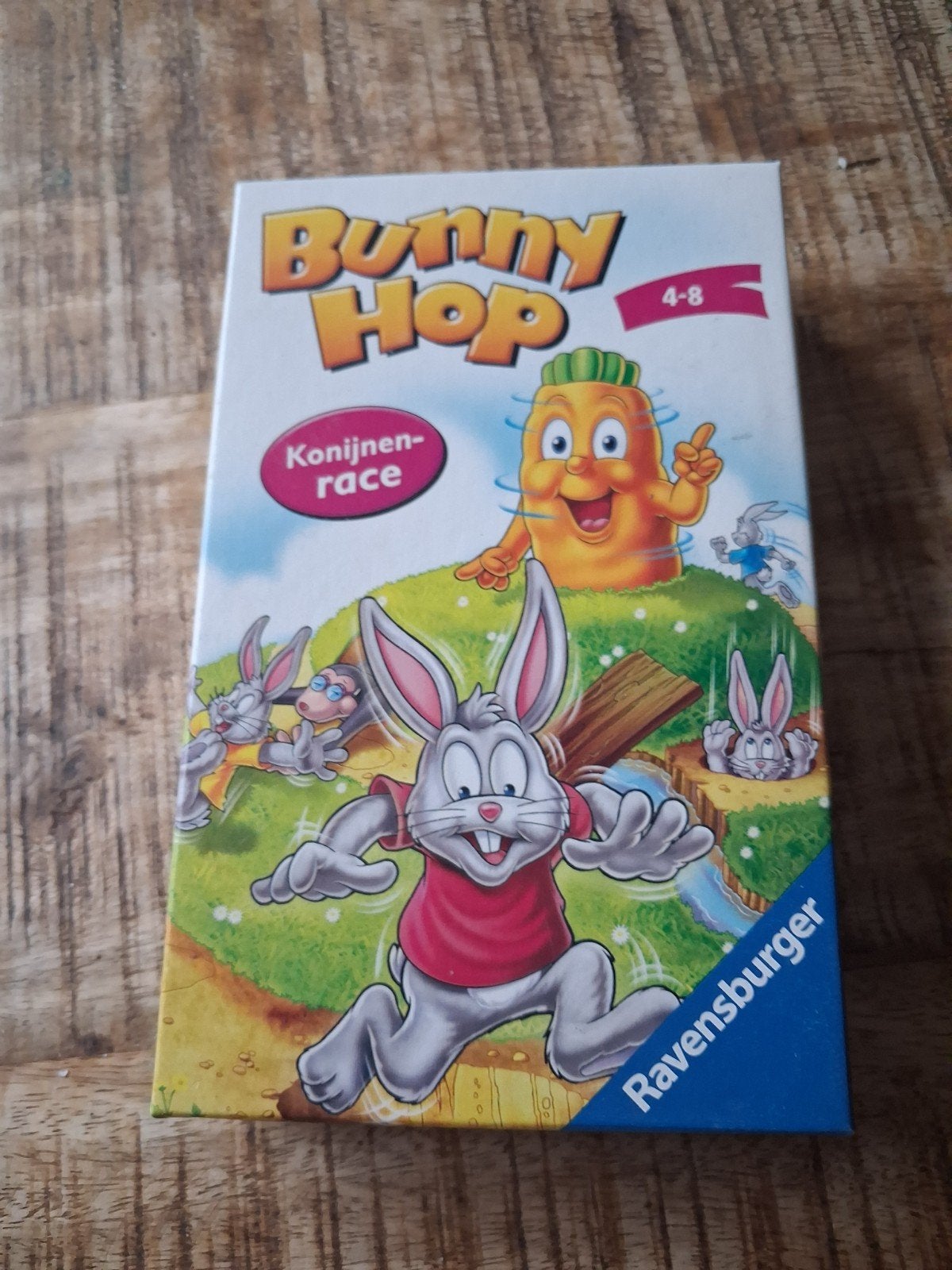 Bunny Hop Konijnenrace - Ravensburger bordspel, Hobby en Vrije tijd, Gezelschapsspellen | Bordspellen, Drie of vier spelers, Ophalen