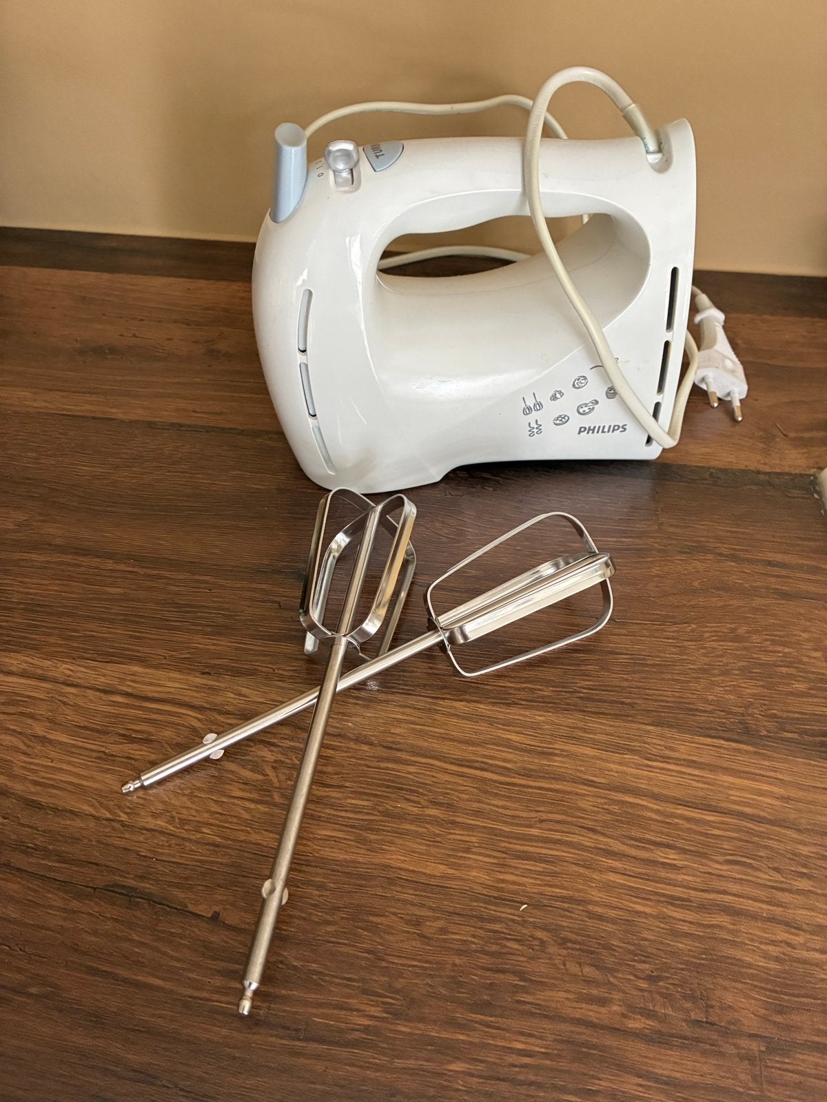 Philips Daily Collection Handmixer HR1453, 3 snelheden of meer, Ophalen of Verzenden, Zo goed als nieuw, Vaatwasserbestendig