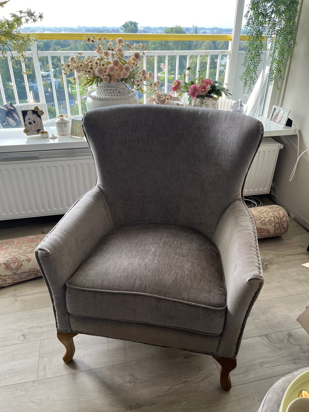 Stoeltje riviera maison zonder poef, Ophalen, Gebruikt, Minder dan 75 cm, 50 tot 75 cm
