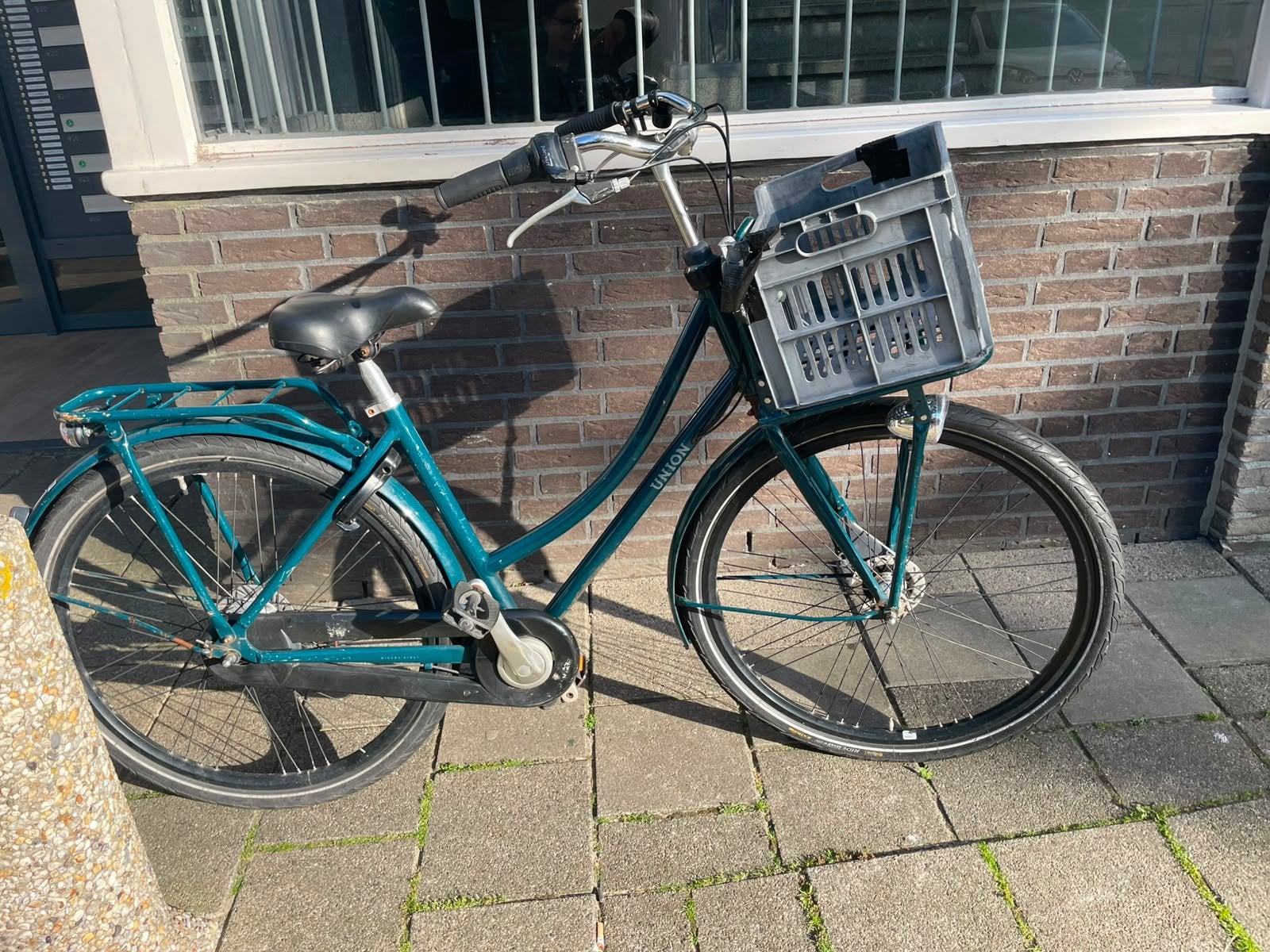Union Load transportfiets (26 inch), Ophalen, Gebruikt, 47 tot 50 cm, Versnellingen