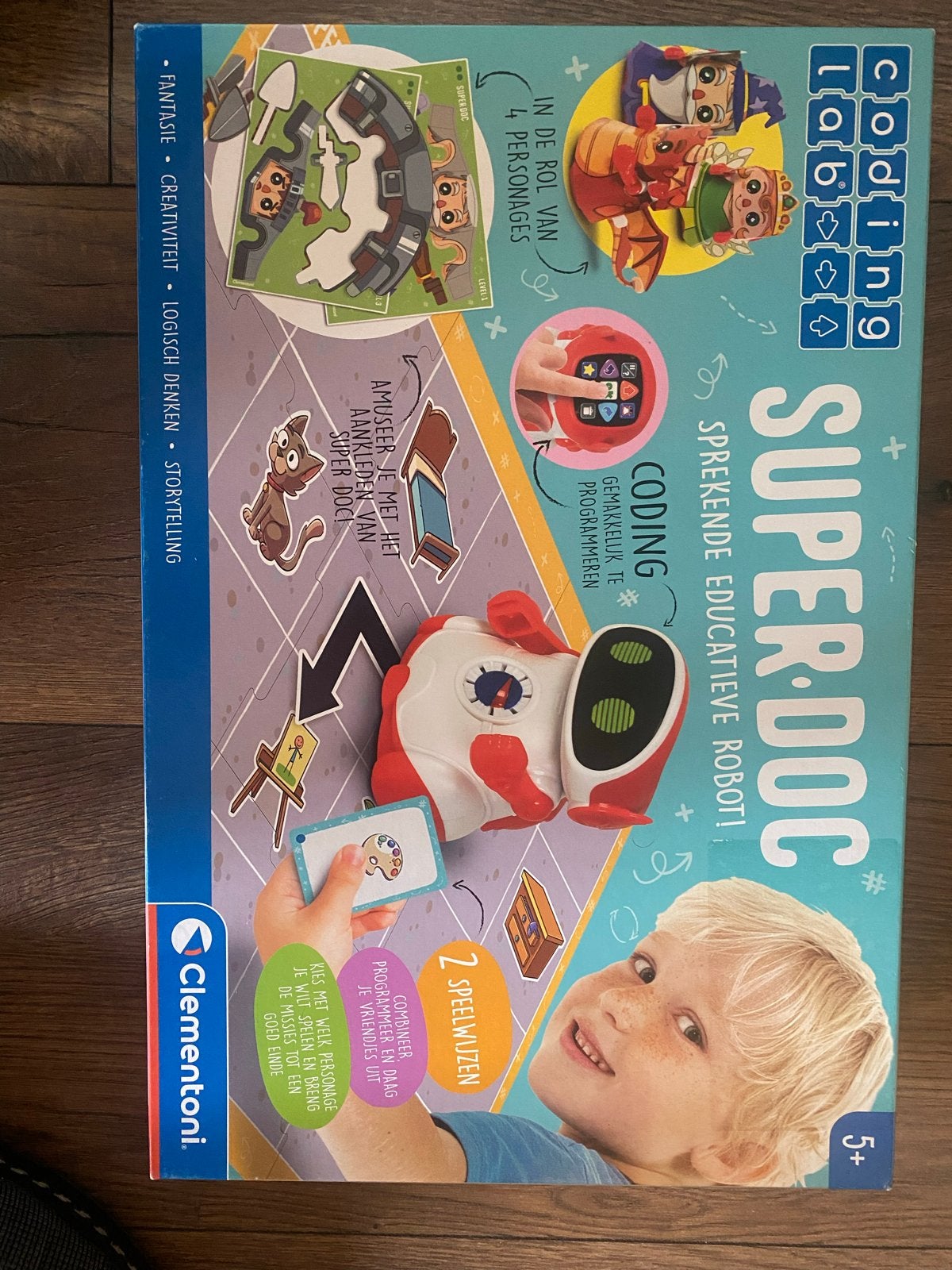 Clementoni Coding Lab Super Doc Robot - Educatief Speelgoed, Ophalen of Verzenden, Zo goed als nieuw, Knutselen, Met licht