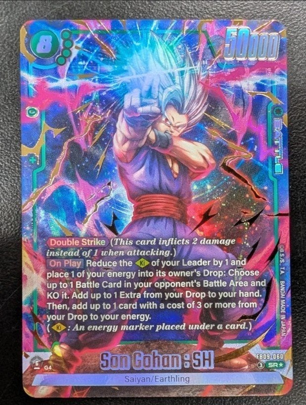 Dragon Ball Fusion World Son Gohan Beast, Ophalen of Verzenden, Nieuw, Losse kaart, Foil