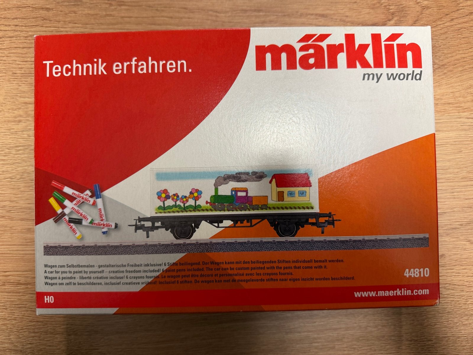 Märklin my world 44810 Wagon om te kleuren - Nieuw, Ophalen of Verzenden, Nieuw, Wagon, Märklin