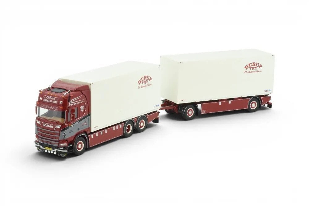 Tekno scania NC Christensen, Hobby en Vrije tijd, Modelauto's | 1:50, Info@gejomodels.nl, Nieuw, Cbw, Tekno