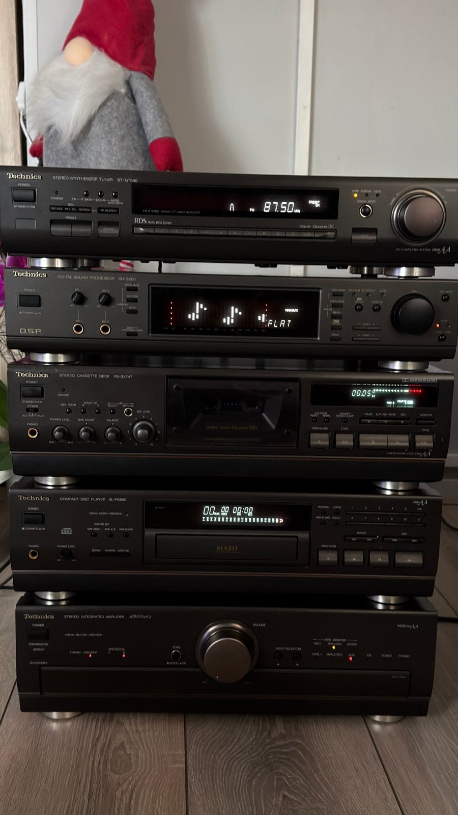 Complete Technics Hifi Set, Gebruikt, Cassettedeck, Losse componenten, Ophalen