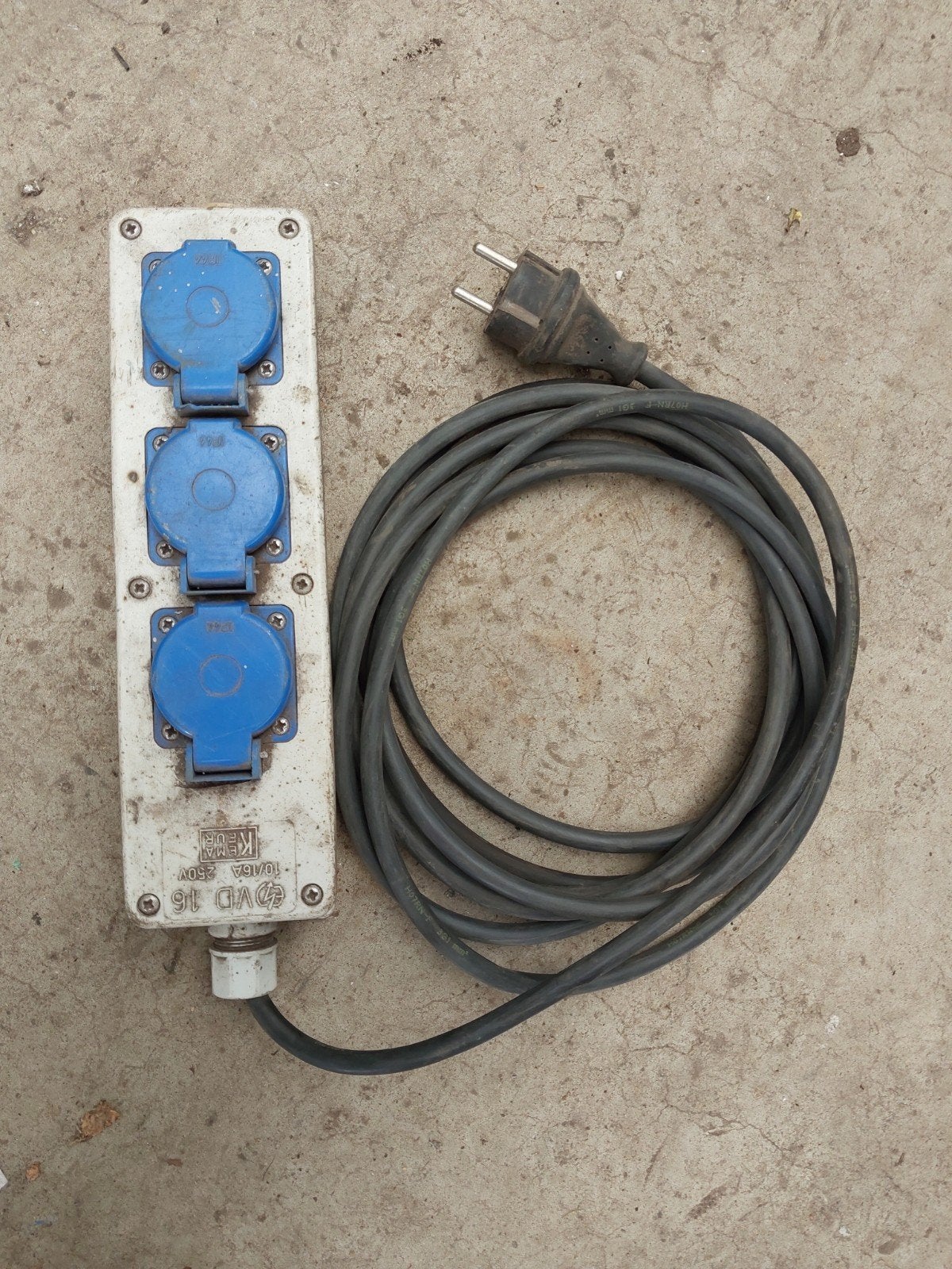 Verlengblok professioneel, Ophalen of Verzenden, Kabel of Snoer