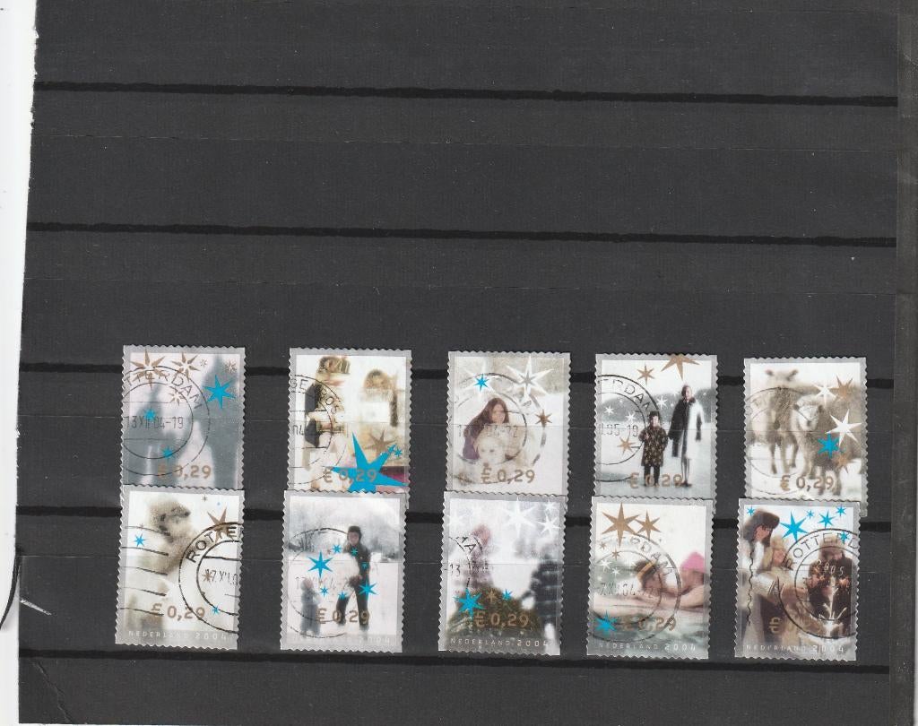 Nederland  2296 - 2305  gestempeld, Postzegels en Munten, Ophalen of Verzenden, Gestempeld
