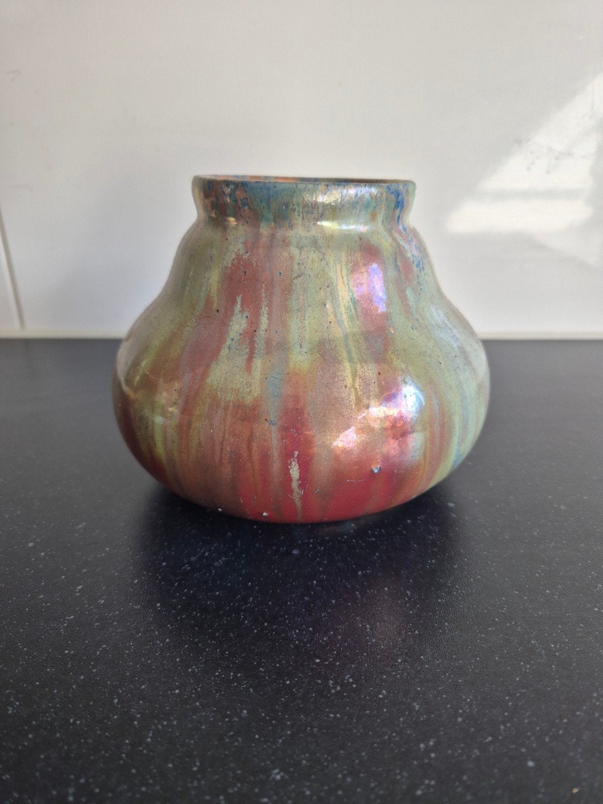 Porceleyne Fles Berbas vaas 13 cm hoog, gaaf, Antiek en Kunst, Ophalen of Verzenden