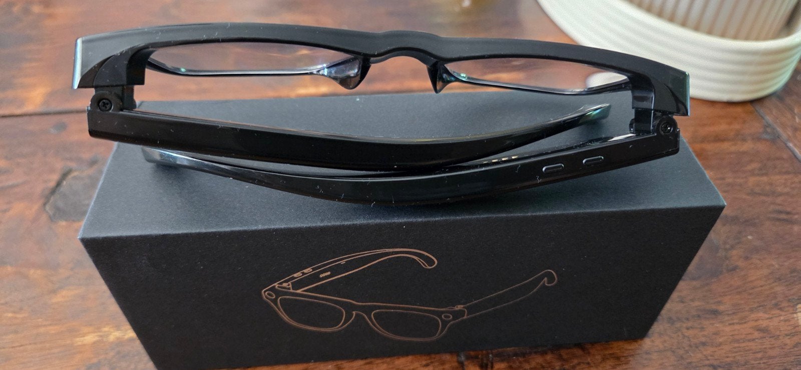AI Bril - Smart Glasses, Zwart, Zo goed als nieuw, Bril, Ophalen