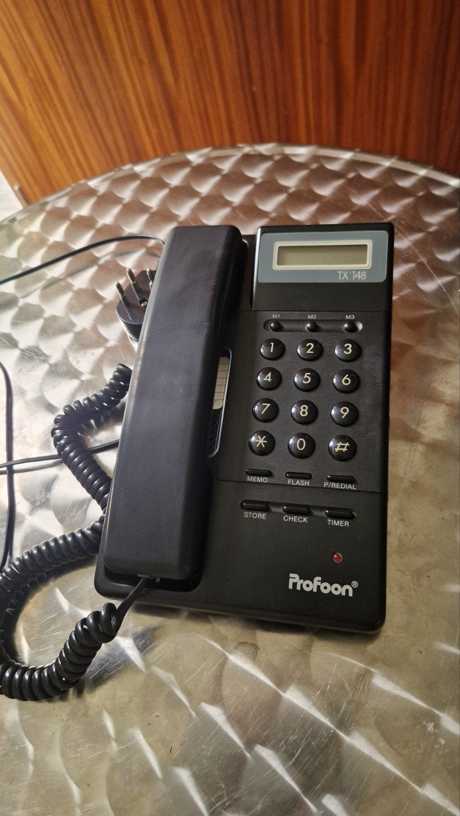 Profoon TX-148 Telefoon - Zwart, met display, Gebruikt, Onbekend, Ophalen of Verzenden, Onbekend