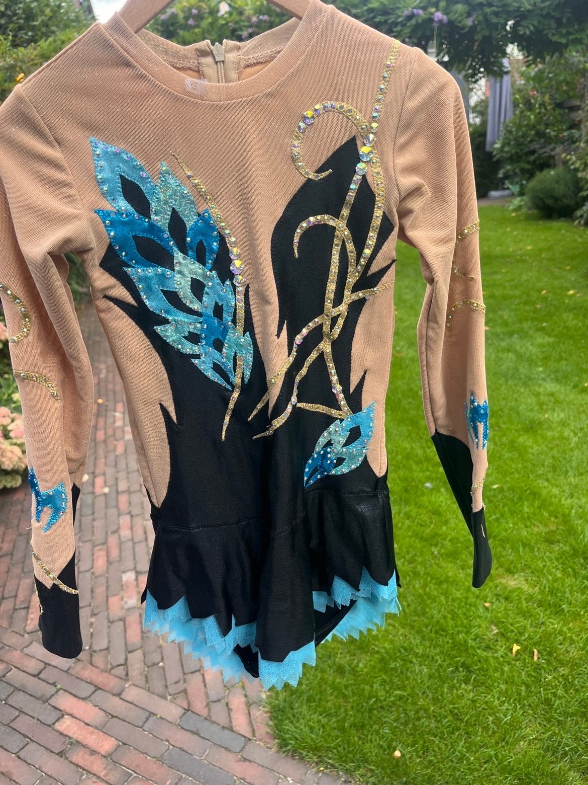 Acro pakjes trio, Blauw, Zo goed als nieuw, Turnpak(je), Kindermaat 122 t/m 140