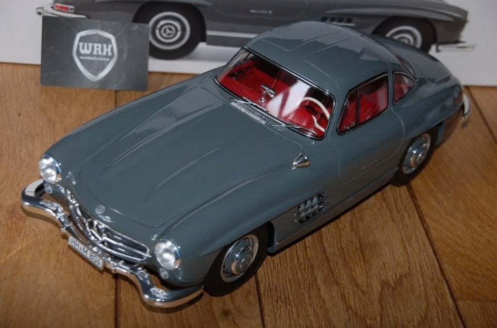 1:12 MERCEDES 300 SL GULLWING grey Norev LTD 500 pcs WRH, Hobby en Vrije tijd, Modelauto's | 1:5 tot 1:12, Verzenden, Zo goed als nieuw