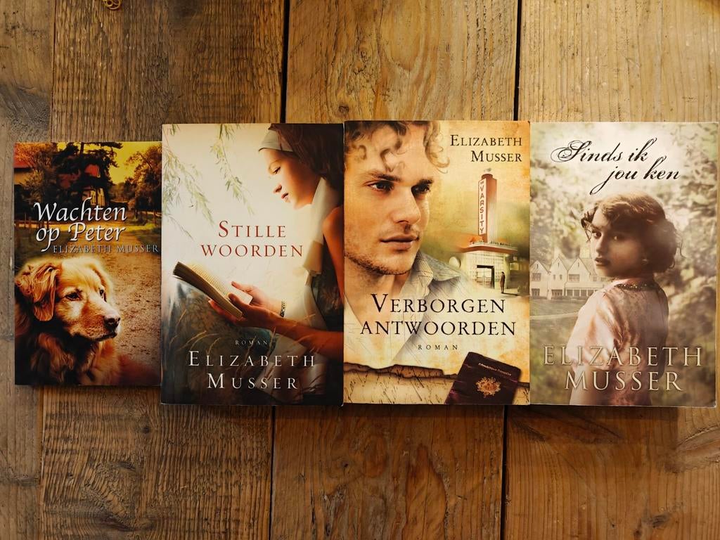 4 Boeken van Elisabeth Musser., Boeken, Ophalen of Verzenden, Zo goed als nieuw