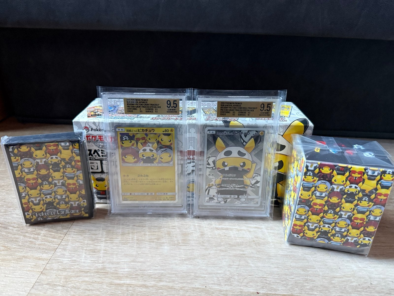 Pokemon Pikachu Promos BGS 9.5 Gem Mint, Ophalen of Verzenden, Zo goed als nieuw, Losse kaart, Foil