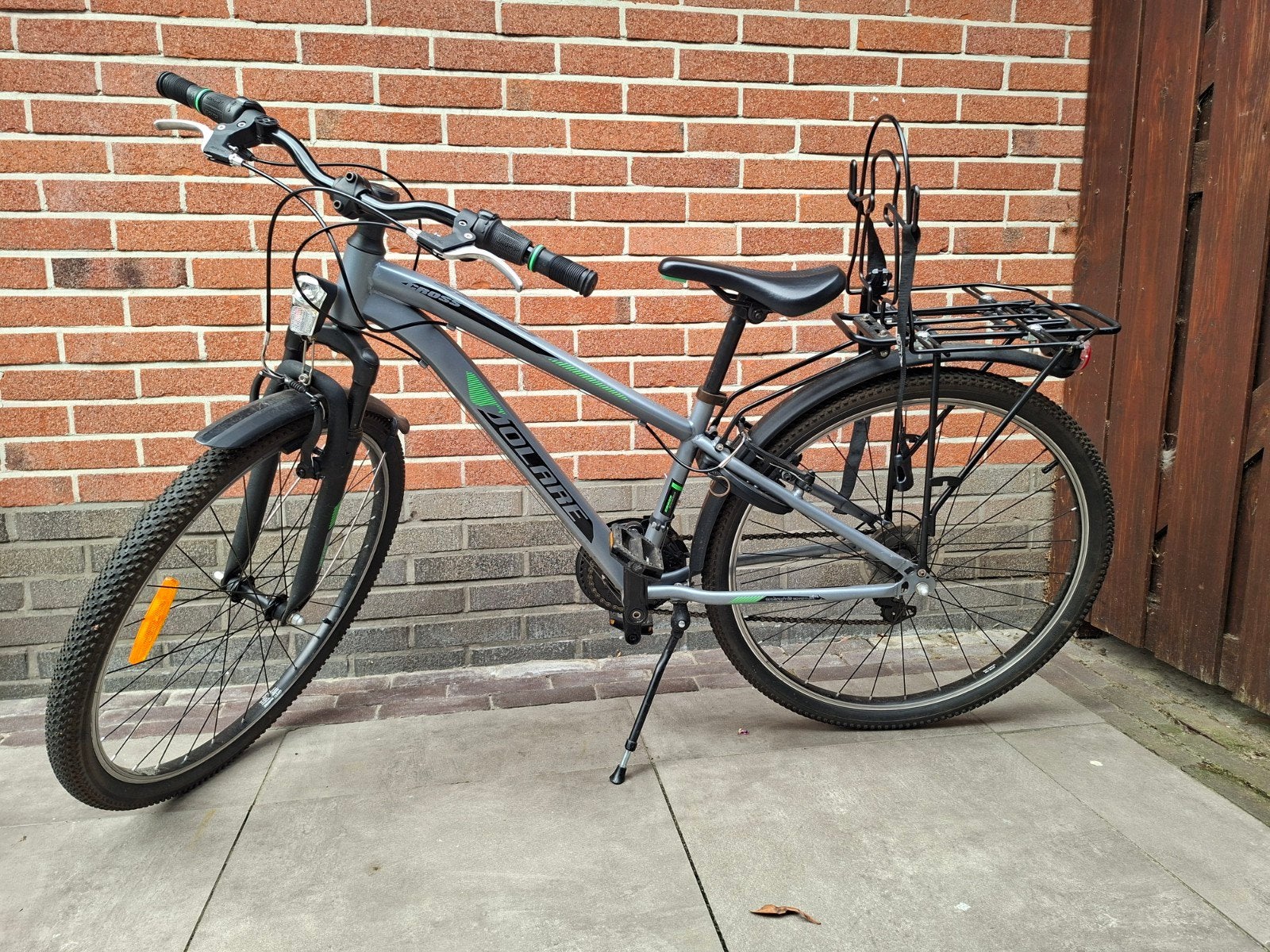 Jongens fiets met 26 inch wielen, Minder dan 10 versnellingen, Gebruikt, 26 inch, Velgrem