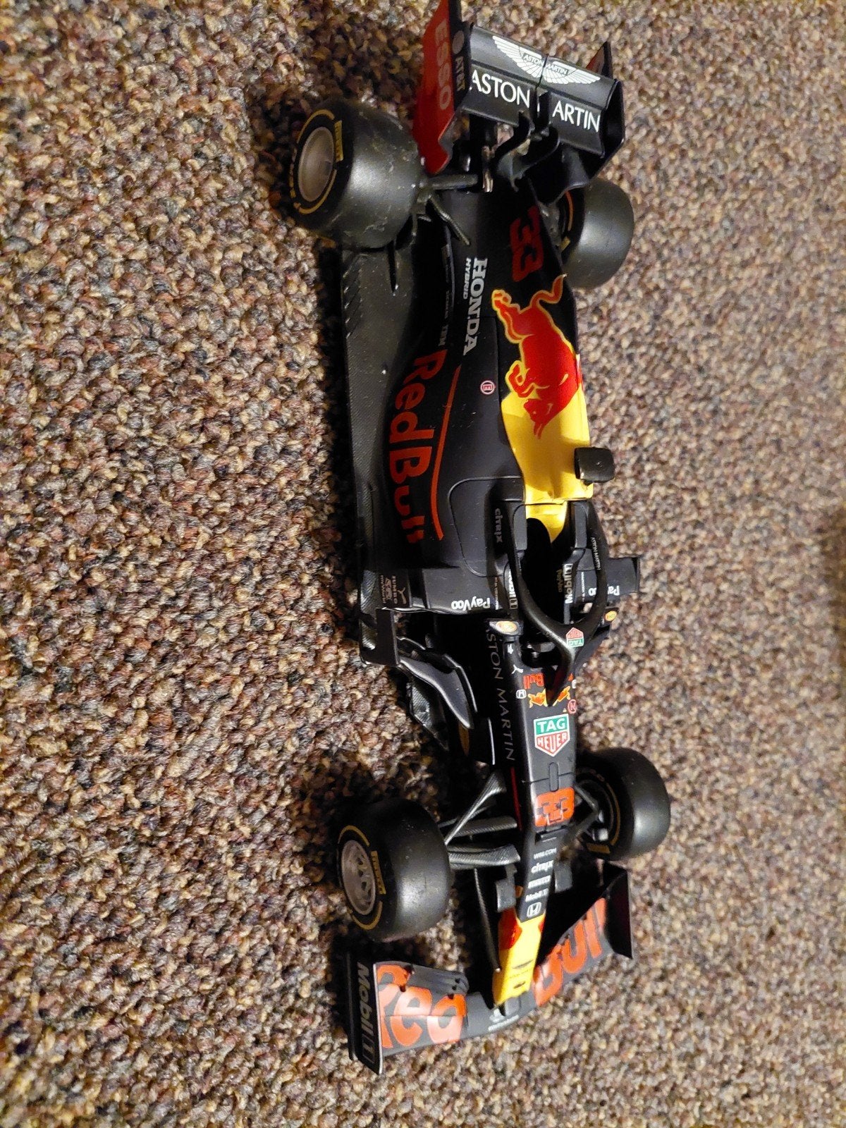 Red Bull Racing F1 modelauto Max Verstappen, Ophalen of Verzenden, Zo goed als nieuw, Overige typen