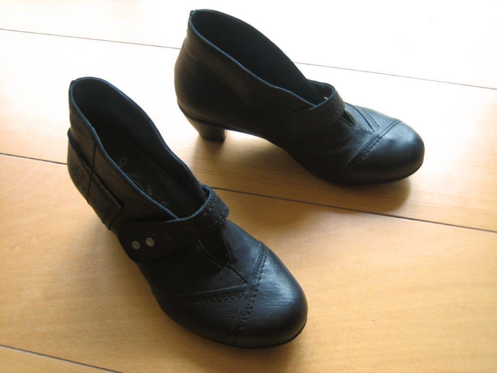 Elegante zwart leren enkelschoen BRAKO ANATOMICS 36 snazzeys, Kleding | Dames, Schoenen, Pumps, Verzenden, Zwart, Nieuw