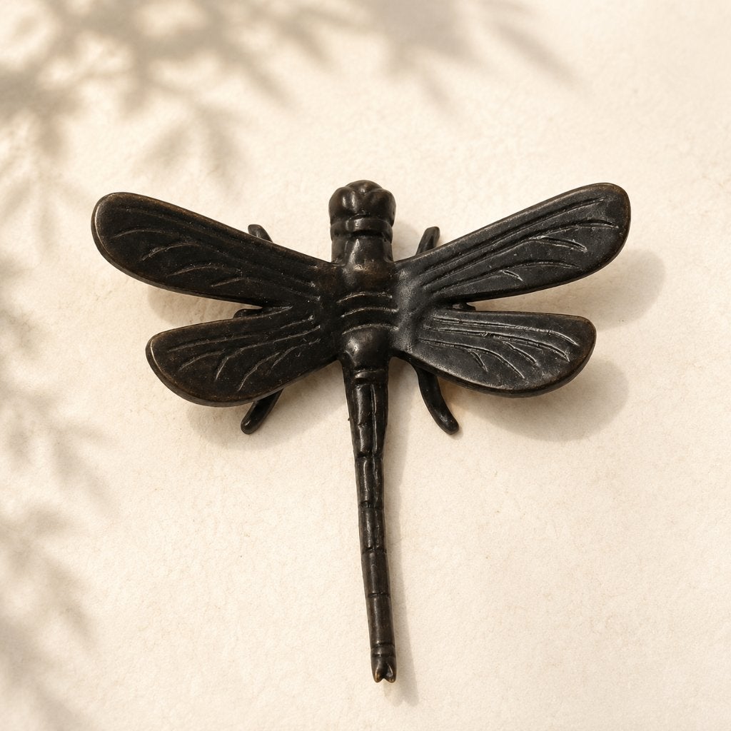 LIBELLE / BRONZEN BEELDJE, Ophalen of Verzenden, Nieuw, Beeldje of Figuurtje