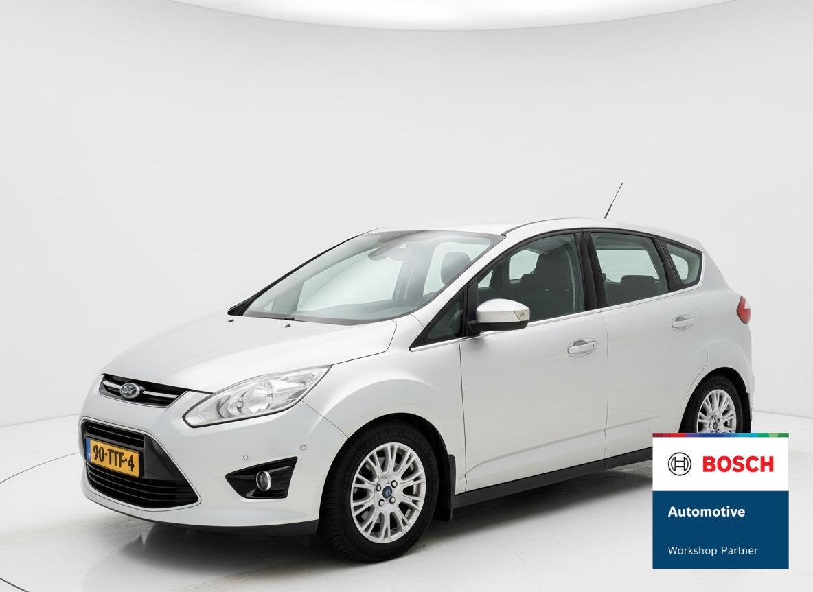 Ford C-Max 1.6 EcoBoost Titanium Trekhaak, Auto's, Voorwielaandrijving, Stof, Gebruikt, 4 cilinders