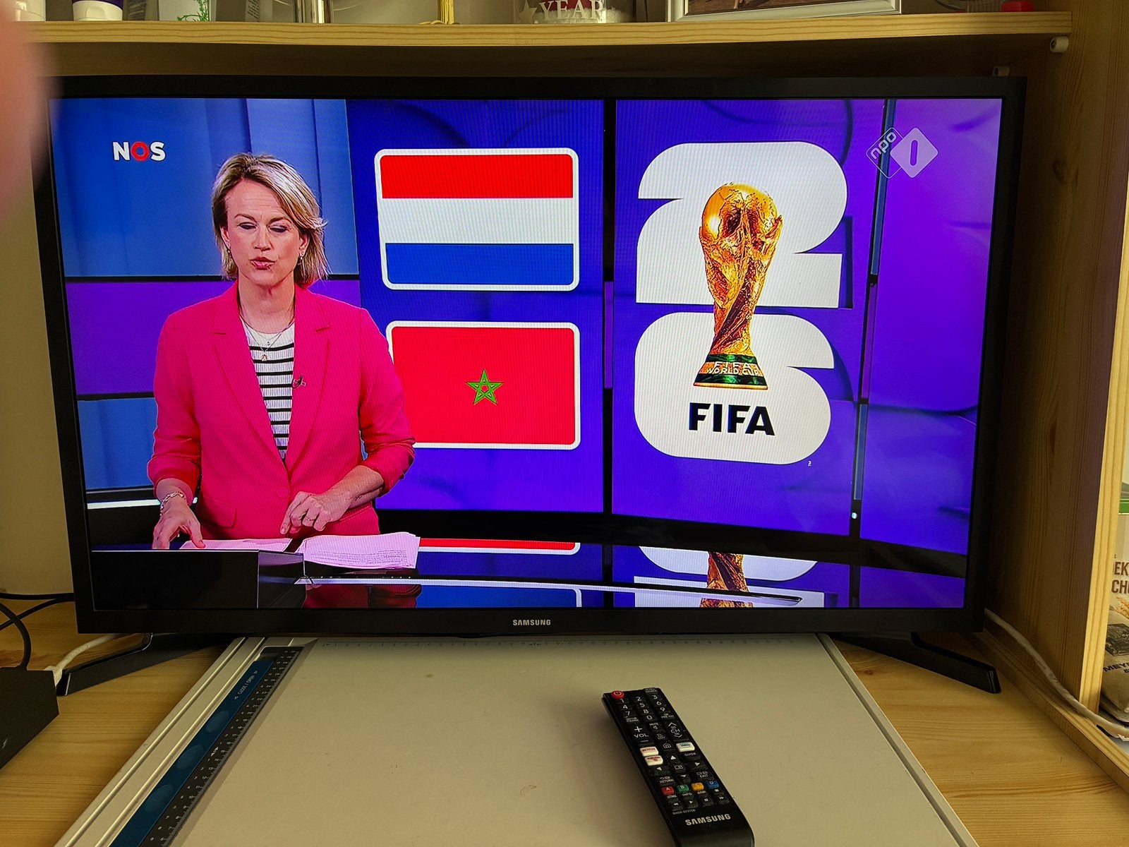 Samsung  TV 32 inch Full HD Led, Ophalen, 50 Hz, Zo goed als nieuw, Samsung
