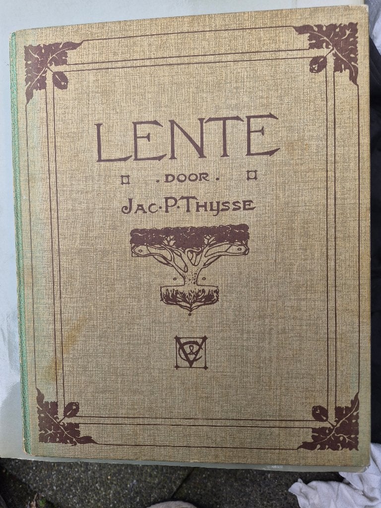 Winter door Jac. P. Thijsse, klassiek Verkade-verzamelalbum, Ophalen, Jac. P. Thijsse, een klassiek Verkade-