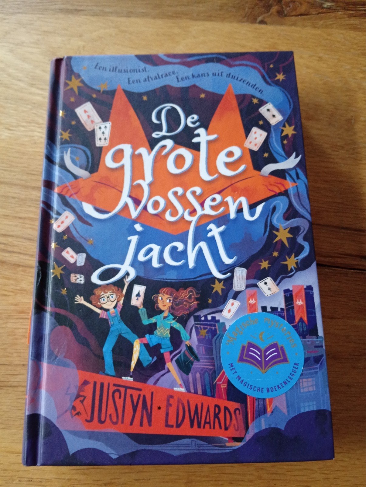 De Grote Vossenjacht - Justyn Edwards (Jeugdboek), Ophalen of Verzenden, Zo goed als nieuw, Justyn Edwards, Fictie algemeen