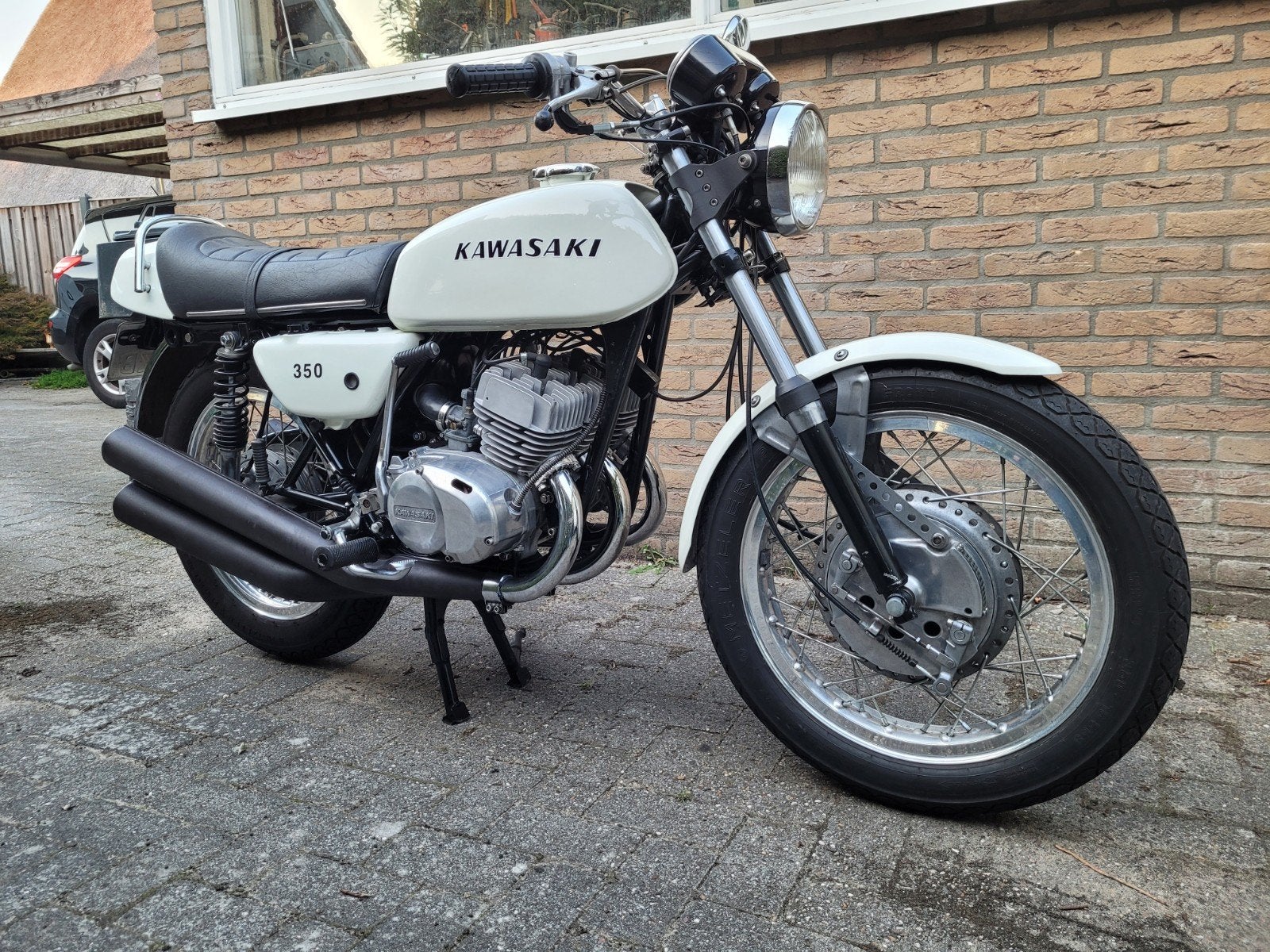Kawasaki S2 350  '74, Motoren, 3 cilinders