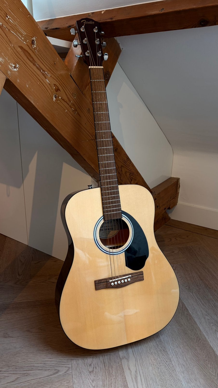 Nauwelijks gebruikte Fender FA-115 gitaar, Ophalen, Nieuw, Western- of Steelstringgitaar