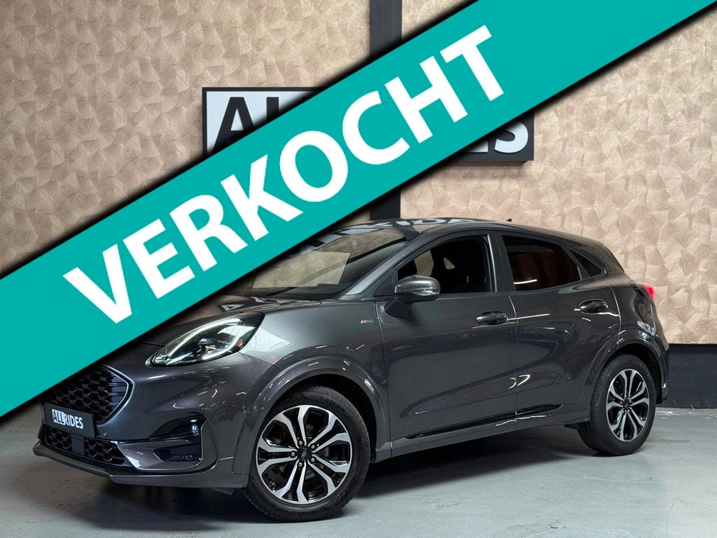 Ford Puma 1.0 EcoBoost Hybrid ST-Line X | Led | Parkeersenso, Auto's, Ford, Bedrijf, Te koop, Puma, ABS, Achteruitrijcamera, Adaptive Cruise Control