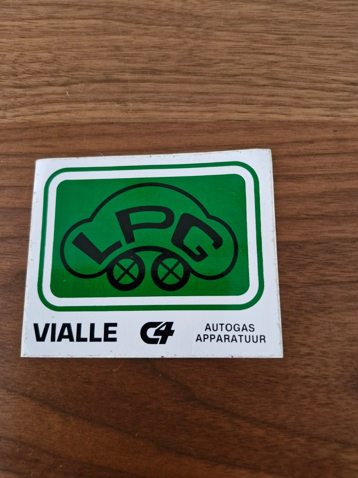 428 LPG VIALLE C4 Autogas Apparatuur Sticker, Ophalen of Verzenden