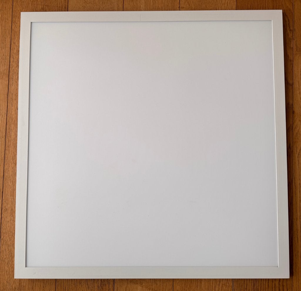LED Paneel Plafondlamp - Modern en Energiezuinig, Huis en Inrichting, Lampen | Plafondlampen, Ophalen, Zo goed als nieuw, Metaal