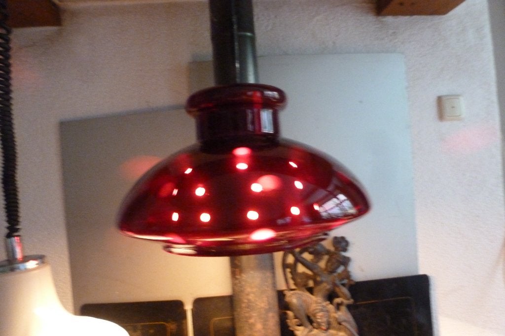 DORIA,HANGLAMP,SIXTIES,ZEVENTIES,SPACE AGE,POP,VINTAGE, Gebruikt, Glas, E27 (groot), POP,SPACE AGE,SIXTIES,ZEVENTIES,MID-CENTURY