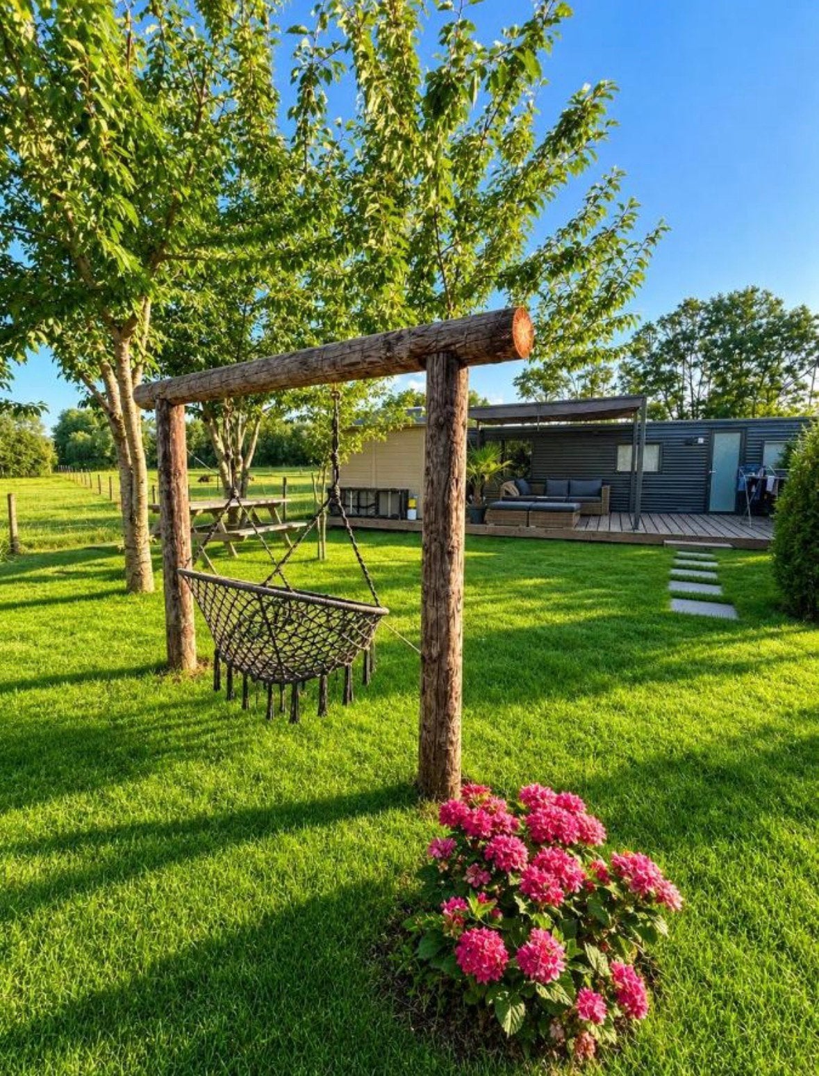 Last-minute Vakantie : “Tiny House” tuin/airco