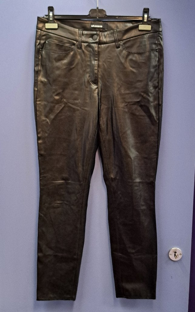 Cambio vegan leather broek model RAY maat 42 art 49919, Cambio, ., Zwart, Maat 42/44 (L)