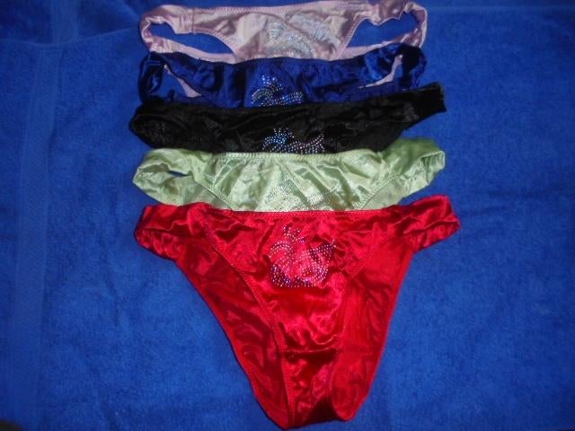 5 satijn slipjes, Verzenden, Overige kleuren, Slip