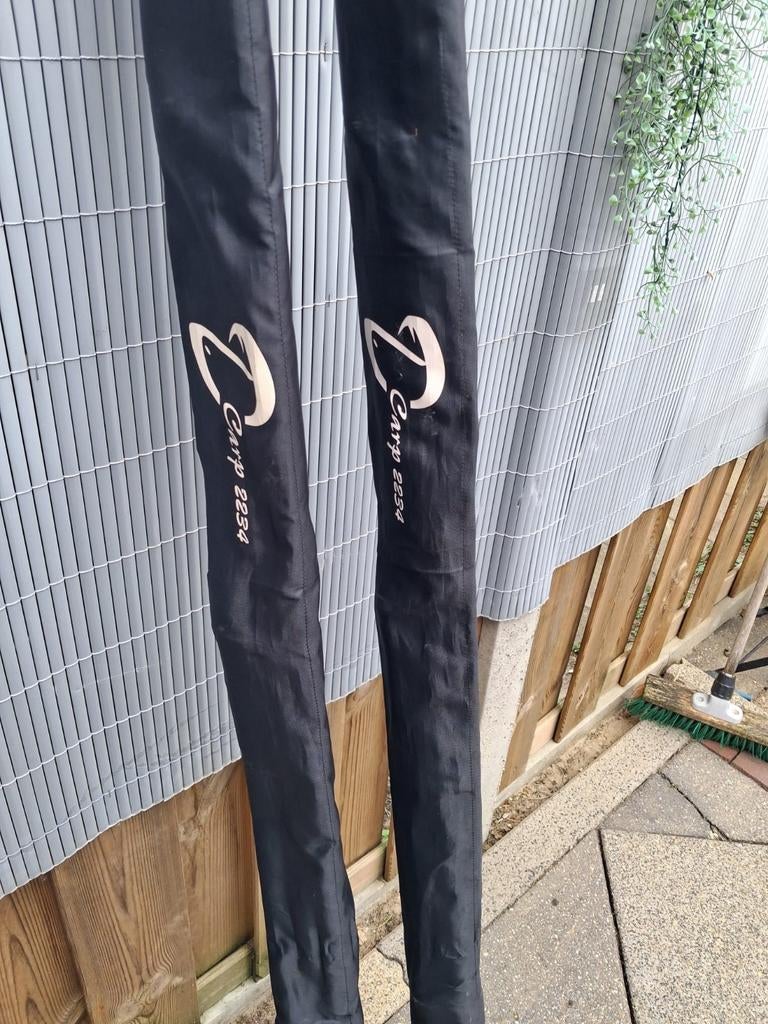 2 x daiwa karper hengels 12 ft  en 1 prologic 12 ft, Watersport en Boten, Ophalen of Verzenden, Zo goed als nieuw, Werphengel
